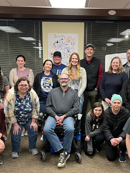 Group image from a previous Life After High School session